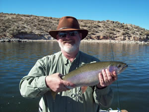 a nice rainbow from South Fork Reservoir