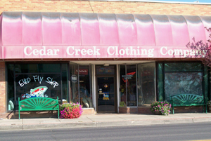 picture of elko fly shop and cedar creek clothing